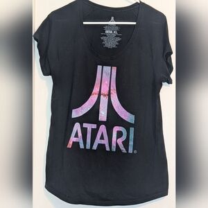 Ripple Junction Black Atari Women's Top